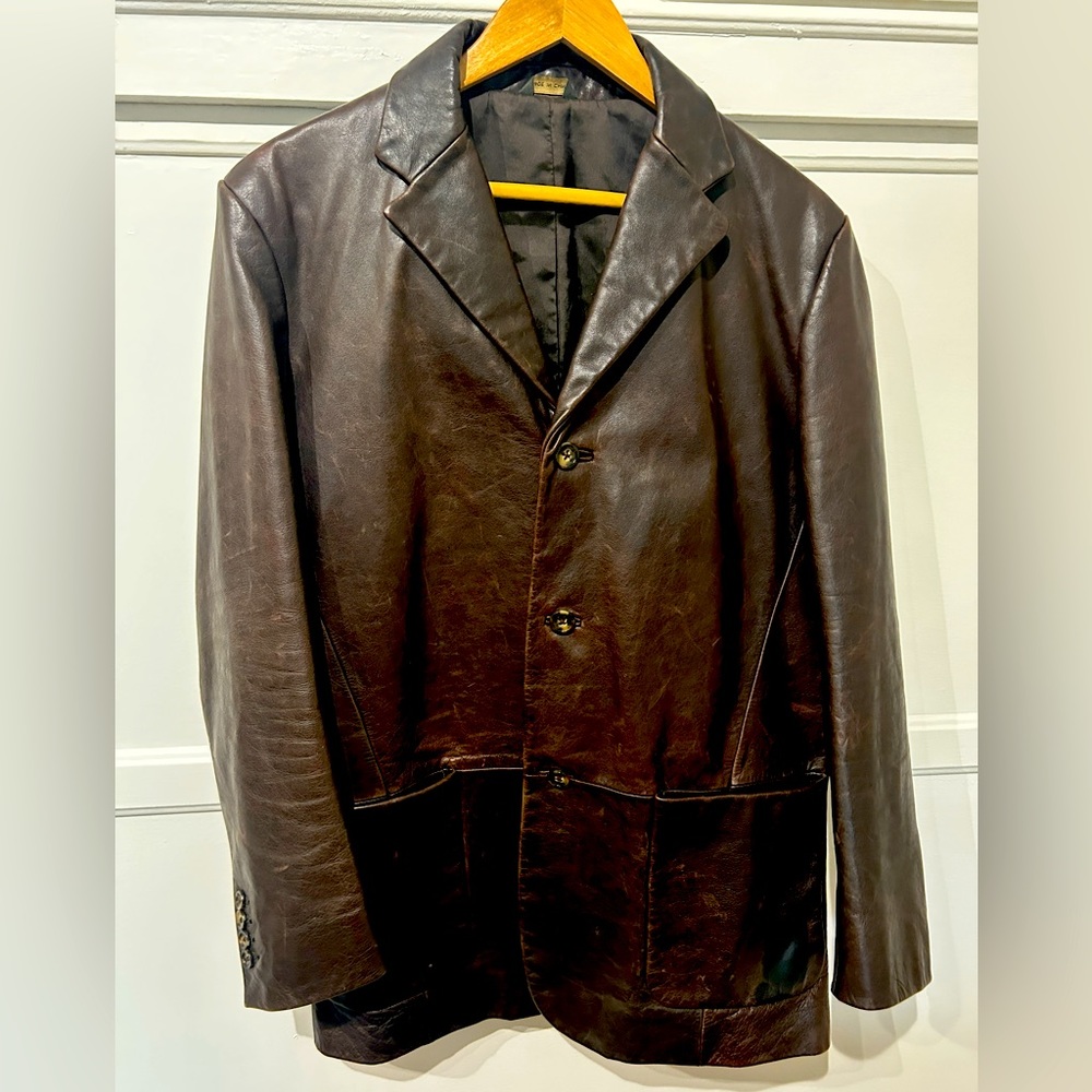 Vintage Banana Republic 100% Genuine Leather jacket